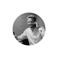 Wit met Ronde Mint Tanden Logo Wit met Ronde Mint Tanden Logo